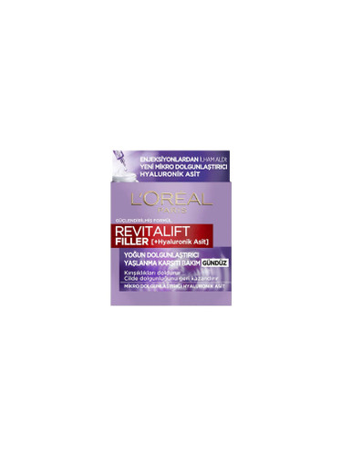 کرم ضد چروک لورآل پاریس Revitalift Filler با هیالورونیک اسید